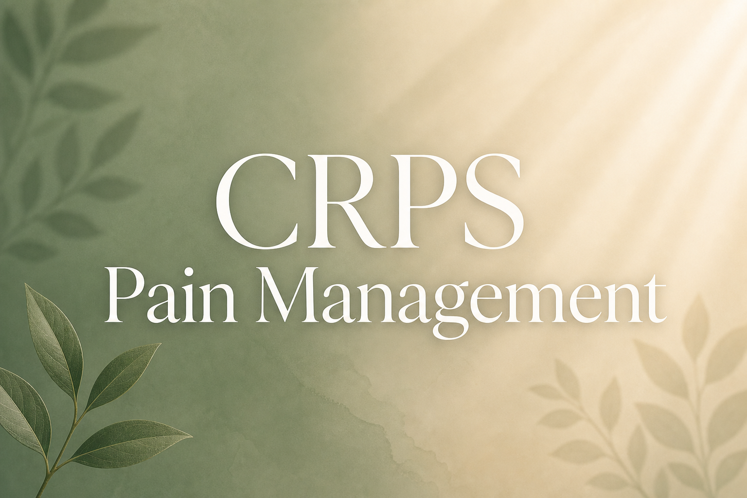 CRPS Pain Management Techniques: A Comprehensive Guide to Lasting Relief