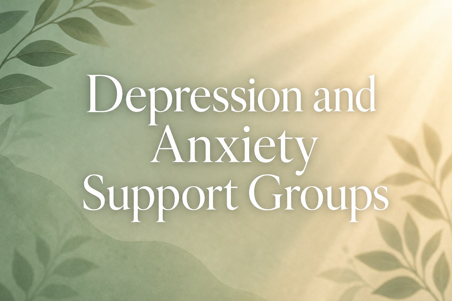 Depression and Anxiety Support Groups: How Peer Connection Accelerates Healing