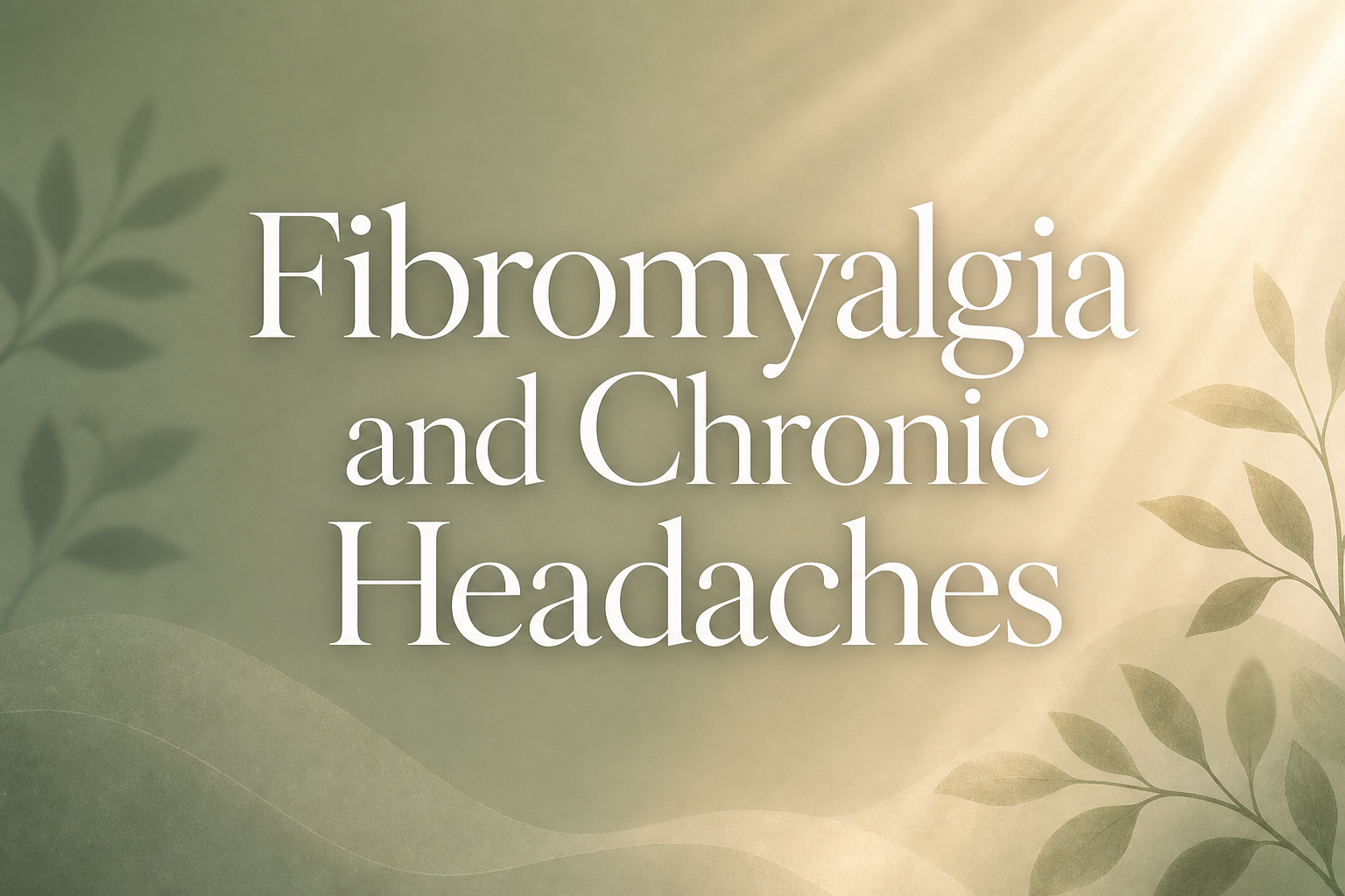 Fibromyalgia and Chronic Headaches: Understanding the Connection and Finding Real Relief
