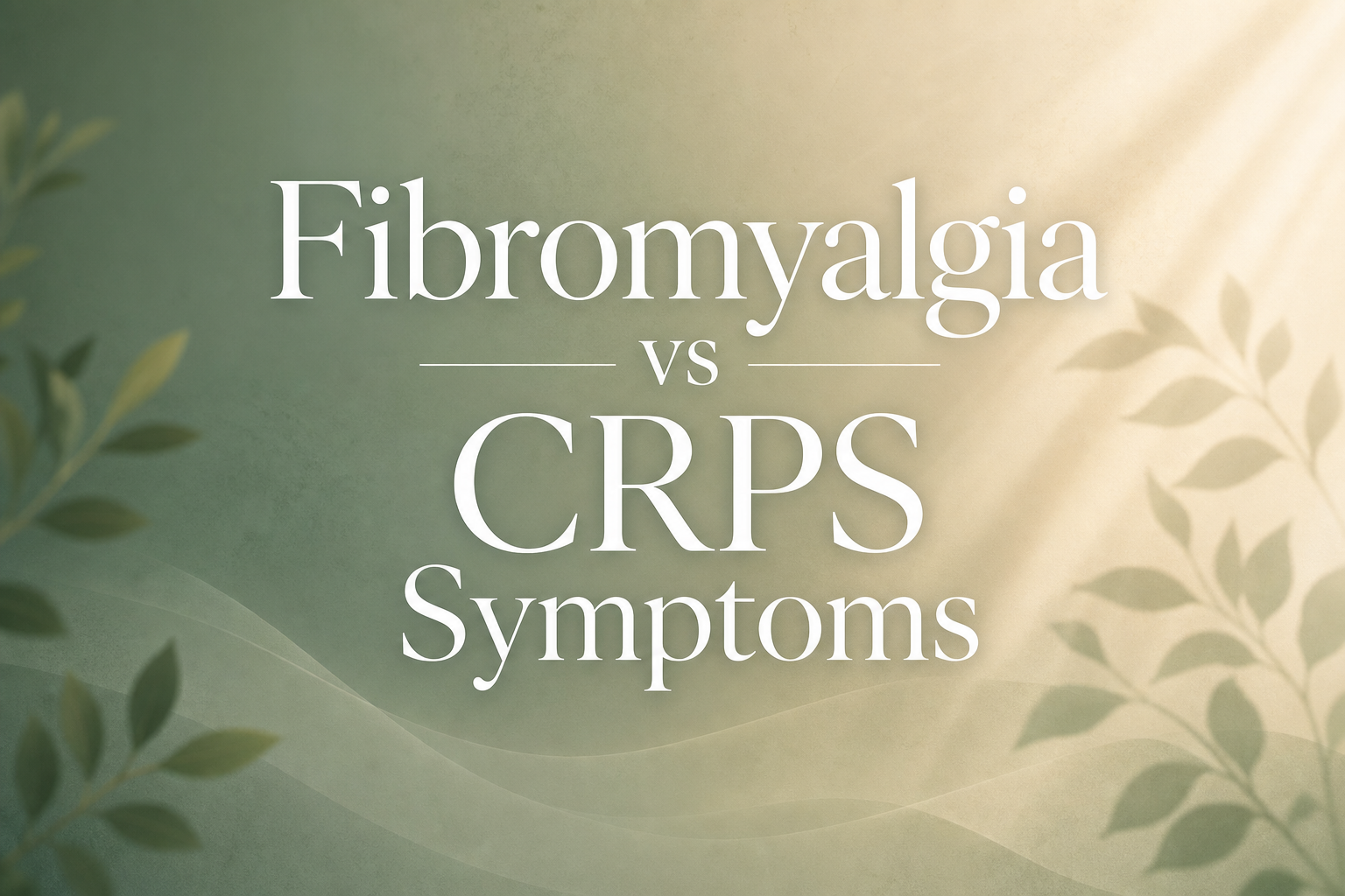 Fibromyalgia vs CRPS Symptoms: How to Tell the Difference and Find Real Relief