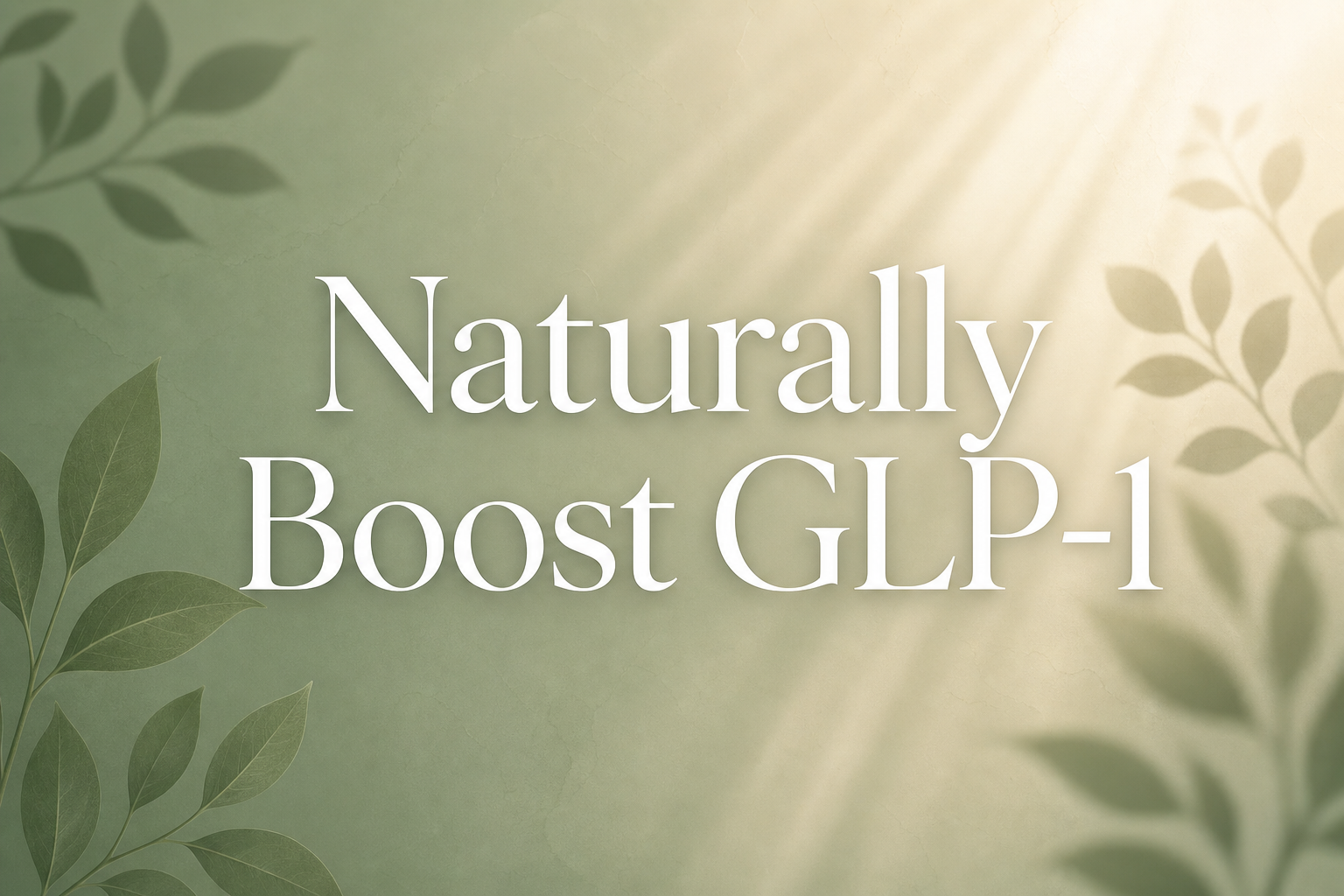 how to naturally boost glp-1 for weight loss — The Bridge Health Recovery Center