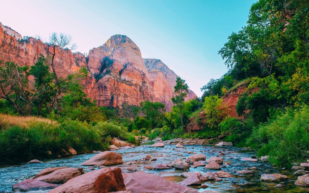 Zion Canyon near The Bridge
