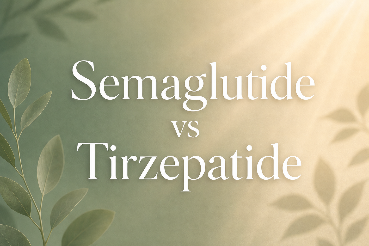 Semaglutide vs Tirzepatide: How Ozempic, Wegovy, Mounjaro & Zepbound Compare