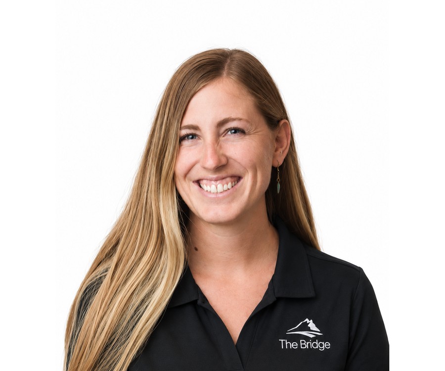 Angela Shields, Counselor (CTRS, AMFT) at The Bridge Health Recovery Center — supporting recovery from trauma, anxiety, and depression at a residential retreat in New Harmony, Utah.