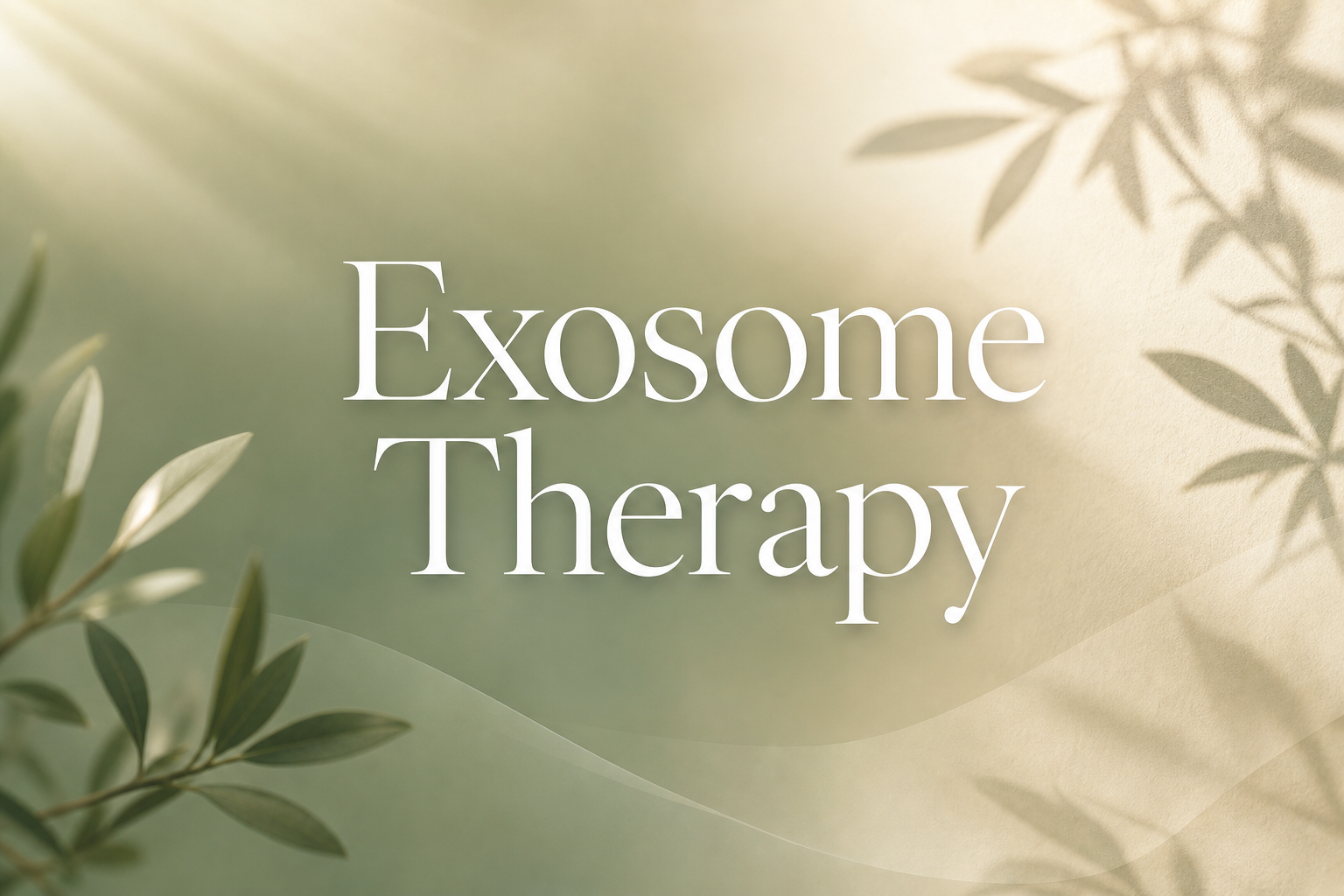 what is exosome therapy — illustration of cellular signaling