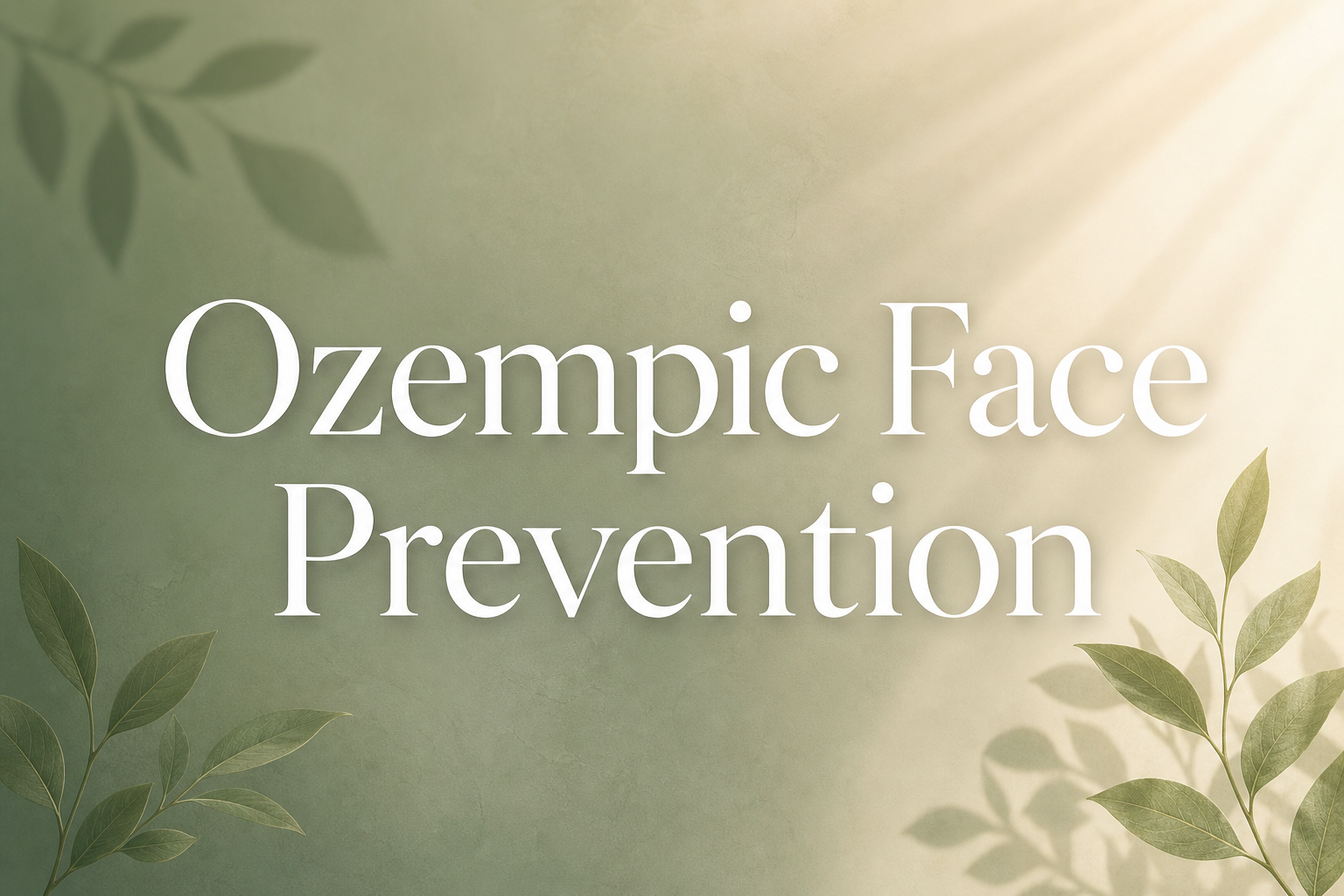What is Ozempic face and how to prevent facial volume loss during weight loss