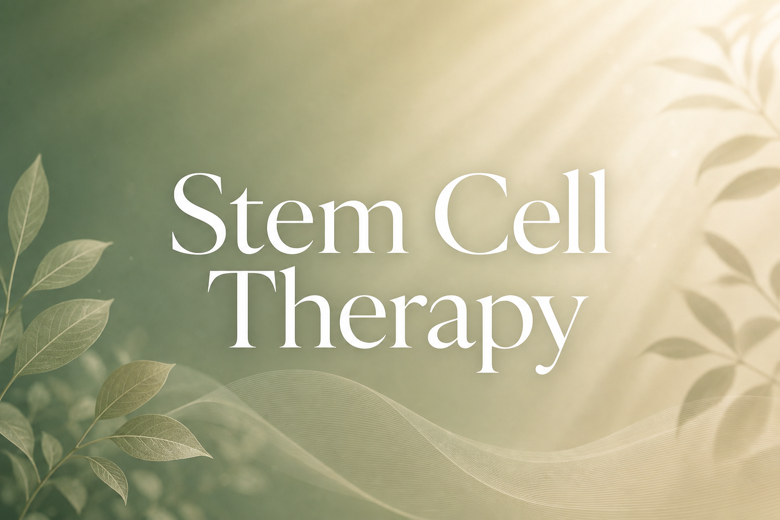 stem cell therapy explained by The Bridge Health Recovery Center