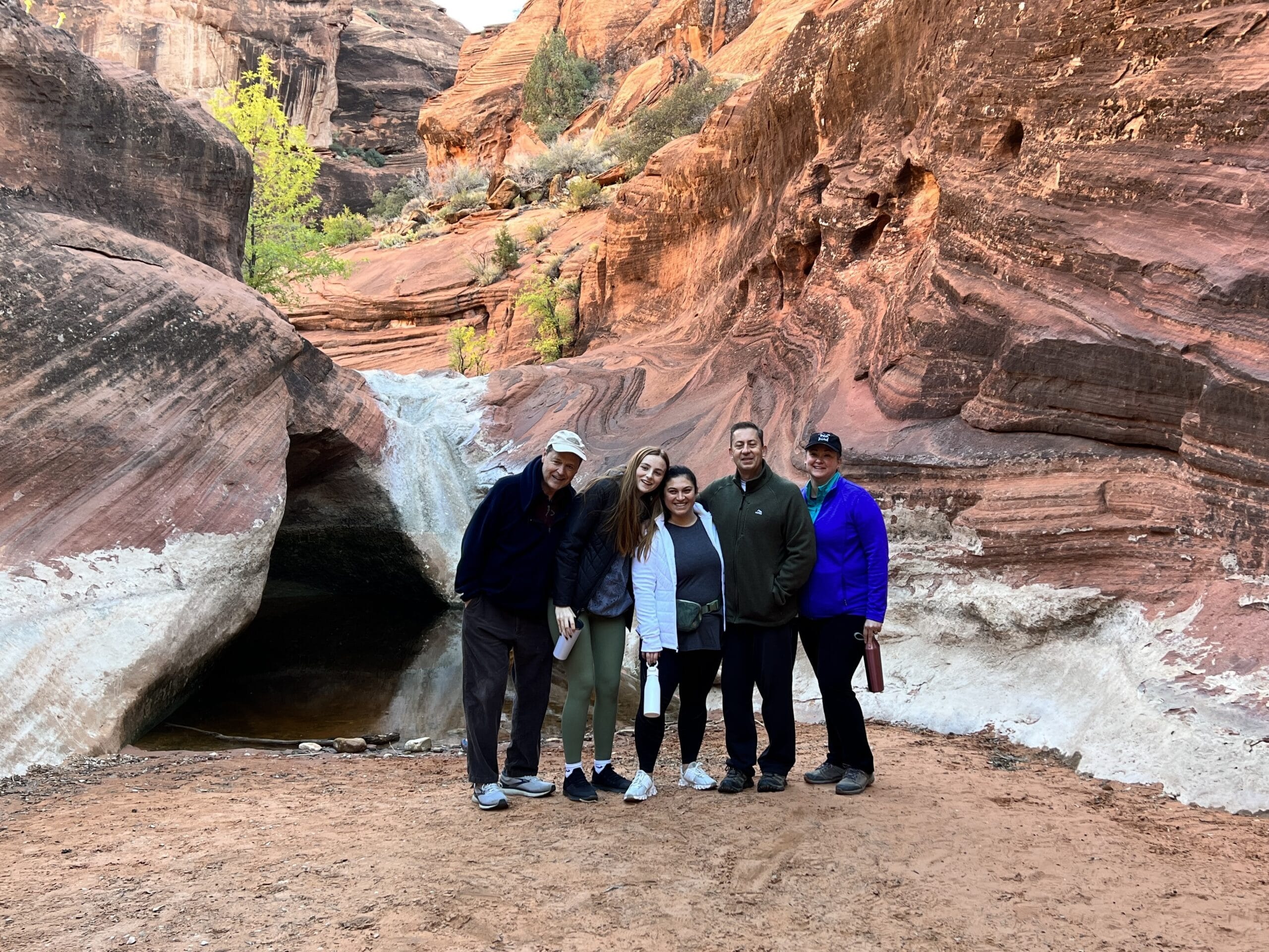 Bridge Recovery Center guests experiencing the Southern Utah mountains during their 21-day healing program