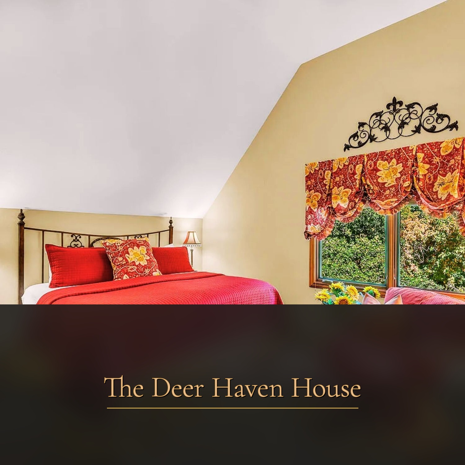 West wing ninth bedroom at The Deer Haven House